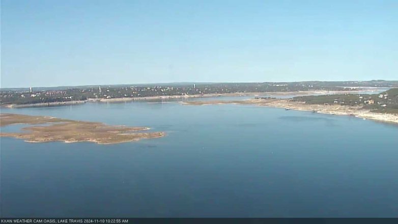 Lake Travis webcam, November 10, 2024 10:25 AM CT