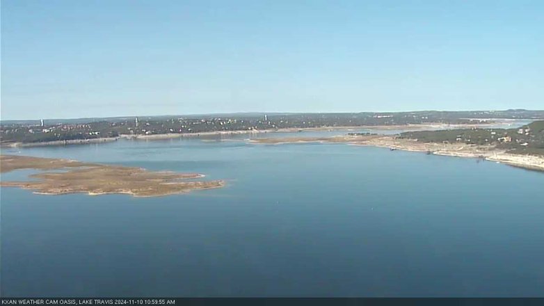 Lake Travis webcam, November 10, 2024 11:00 AM CT