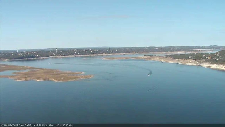 Lake Travis webcam, November 10, 2024 11:45 AM CT