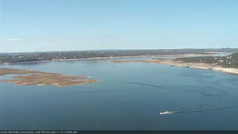 Lake Travis webcam, November 10, 2024 12:00 PM CT