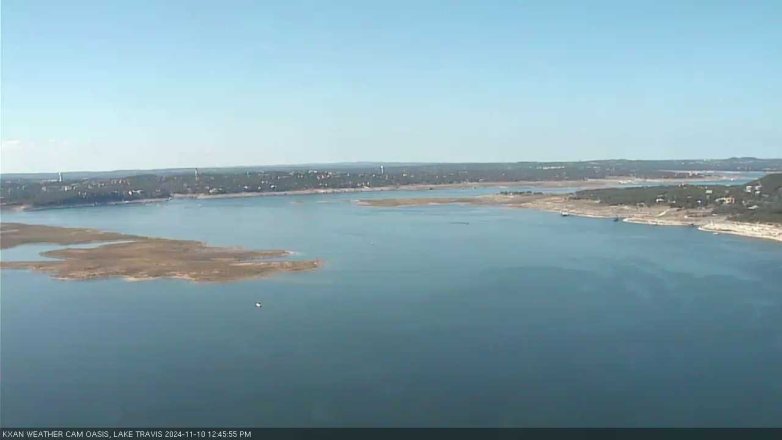 Lake Travis webcam, November 10, 2024 12:45 PM CT