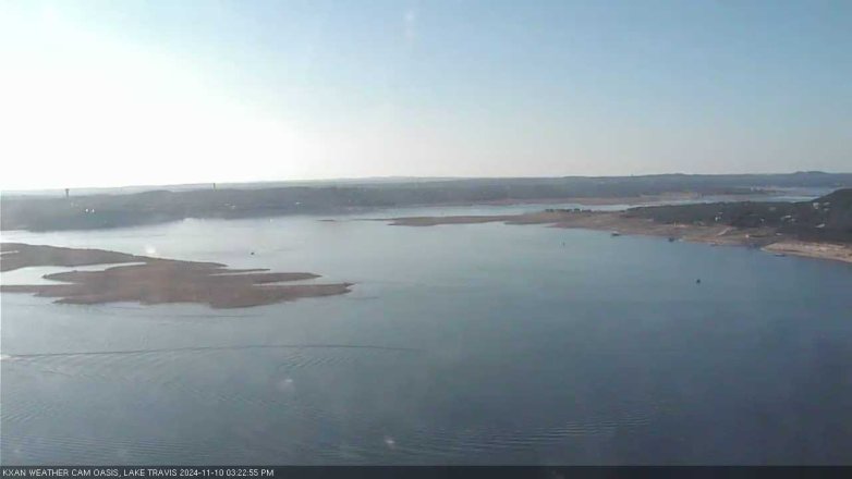 Lake Travis webcam, November 10, 2024 3:25 PM CT