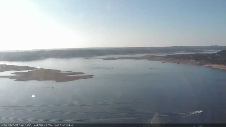 Lake Travis webcam, November 10, 2024 3:45 PM CT
