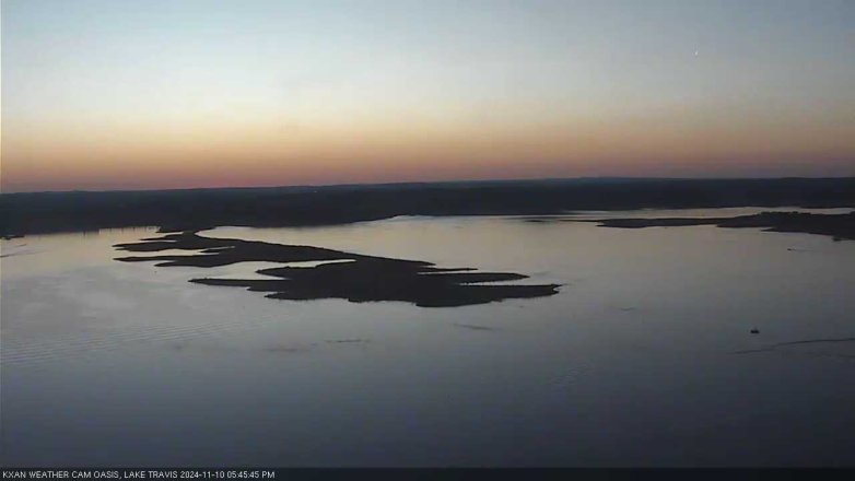 Lake Travis webcam, November 10, 2024 5:45 PM CT