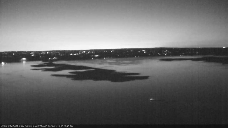 Lake Travis webcam, November 10, 2024 6:25 PM CT