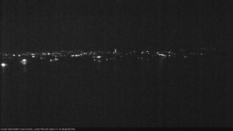Lake Travis webcam, November 10, 2024 8:45 PM CT