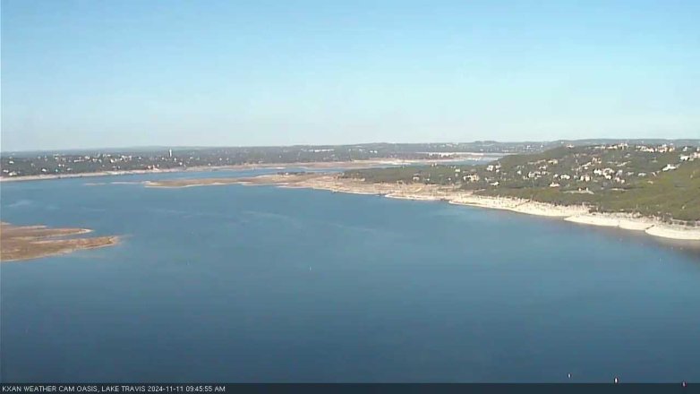 Lake Travis webcam, November 11, 2024 9:45 AM CT