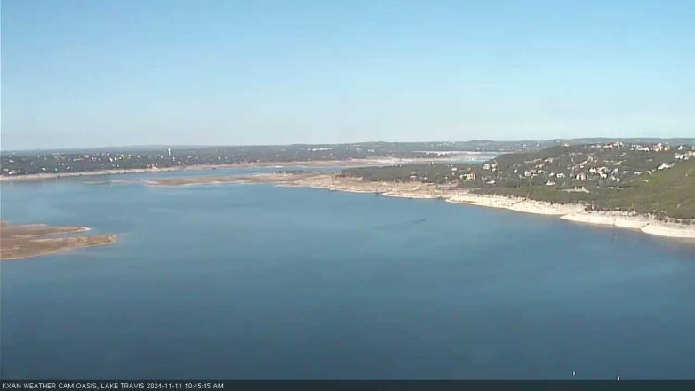 Lake Travis webcam, November 11, 2024 10:45 AM CT