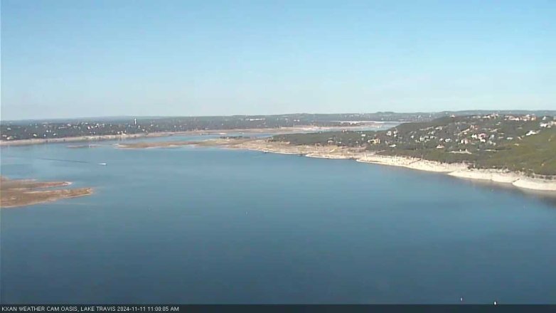 Lake Travis webcam, November 11, 2024 11:00 AM CT