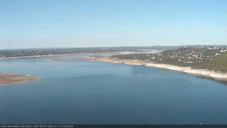 Lake Travis webcam, November 11, 2024 11:25 AM CT