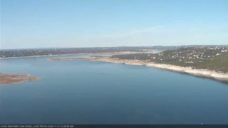 Lake Travis webcam, November 11, 2024 11:45 AM CT