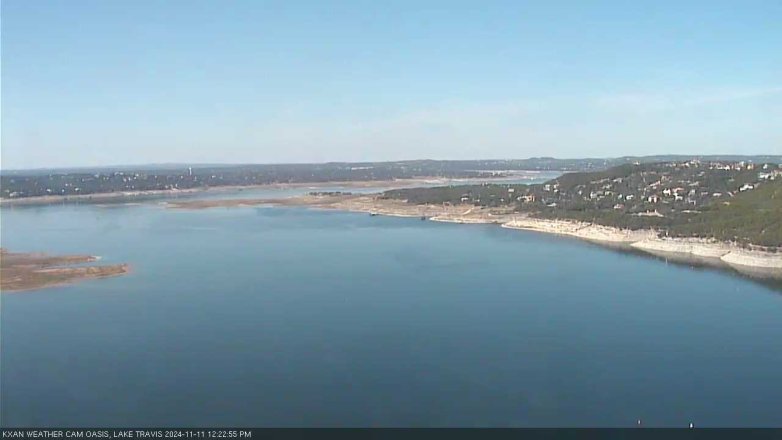 Lake Travis webcam, November 11, 2024 12:25 PM CT