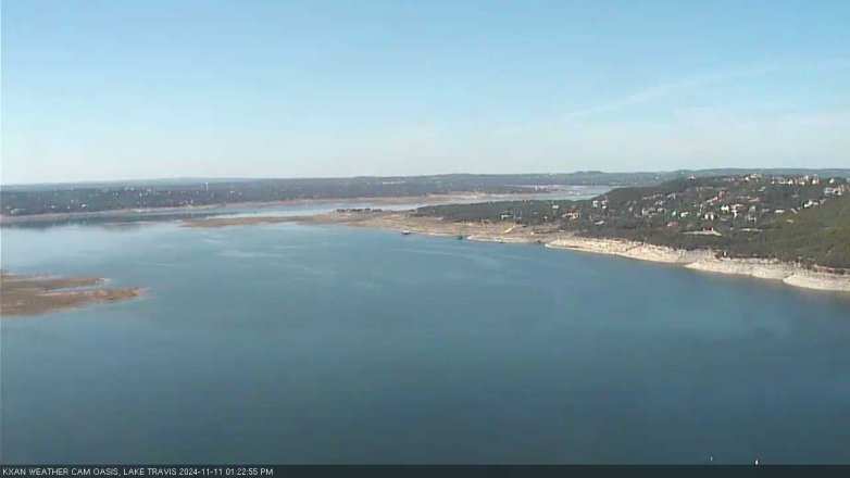 Lake Travis webcam, November 11, 2024 1:25 PM CT