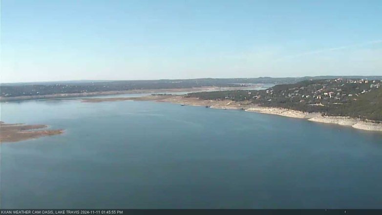 Lake Travis webcam, November 11, 2024 1:45 PM CT