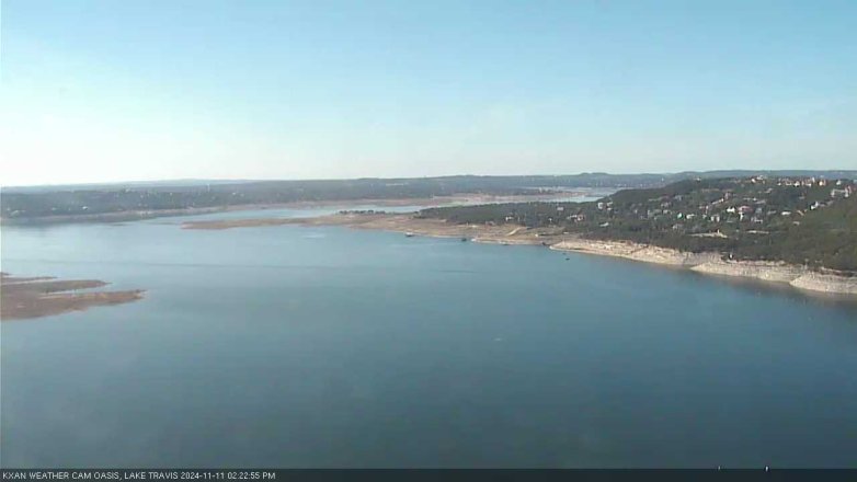 Lake Travis webcam, November 11, 2024 2:25 PM CT