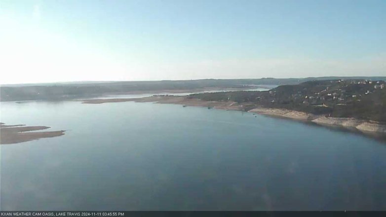 Lake Travis webcam, November 11, 2024 3:45 PM CT