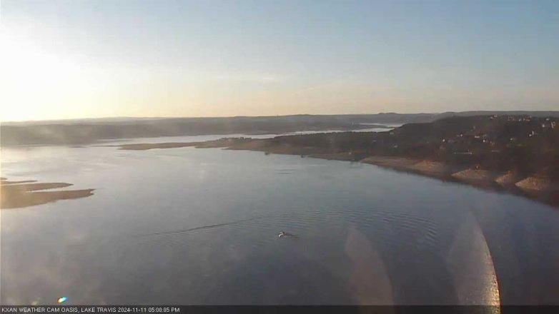 Lake Travis webcam, November 11, 2024 5:00 PM CT