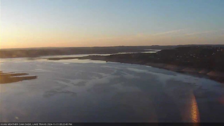Lake Travis webcam, November 11, 2024 5:25 PM CT