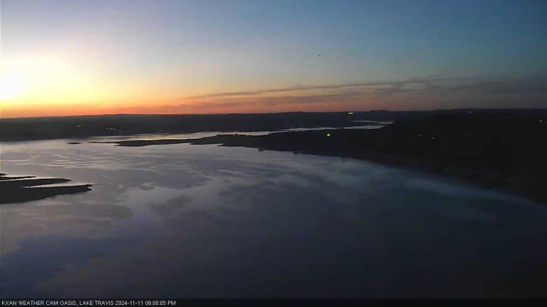 Lake Travis webcam, November 11, 2024 6:00 PM CT