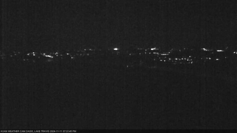 Lake Travis webcam, November 11, 2024 7:25 PM CT