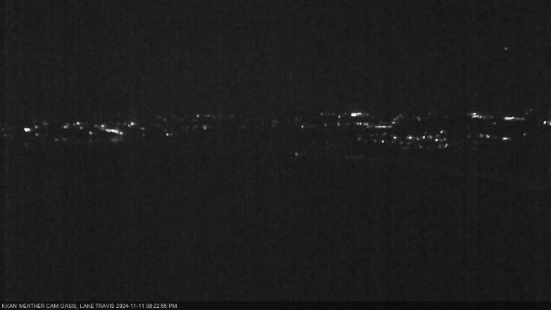 Lake Travis webcam, November 11, 2024 8:25 PM CT