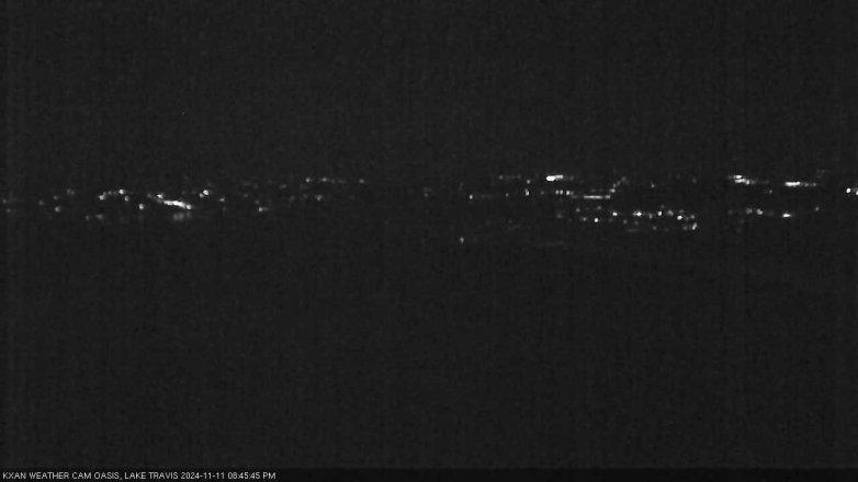 Lake Travis webcam, November 11, 2024 8:45 PM CT