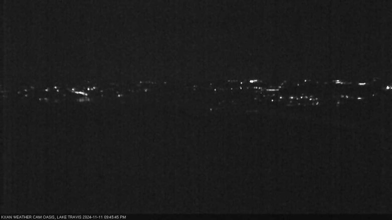 Lake Travis webcam, November 11, 2024 9:45 PM CT