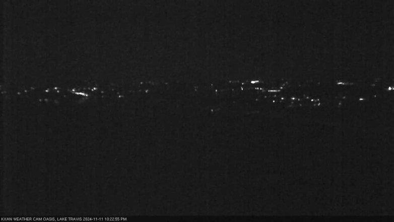 Lake Travis webcam, November 11, 2024 10:25 PM CT