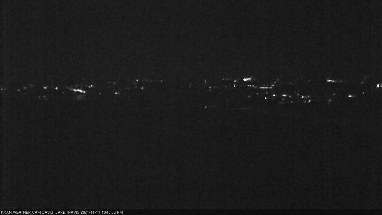 Lake Travis webcam, November 11, 2024 10:45 PM CT