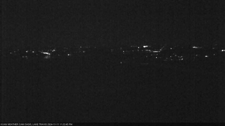 Lake Travis webcam, November 11, 2024 11:25 PM CT