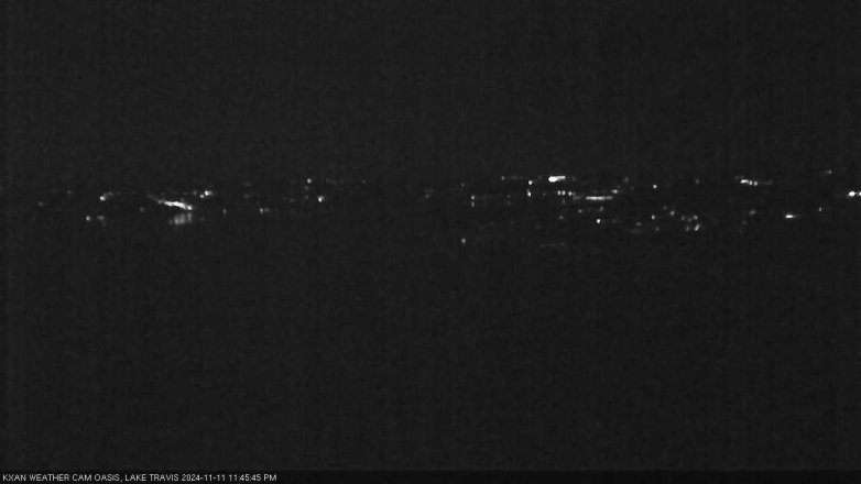 Lake Travis webcam, November 11, 2024 11:45 PM CT