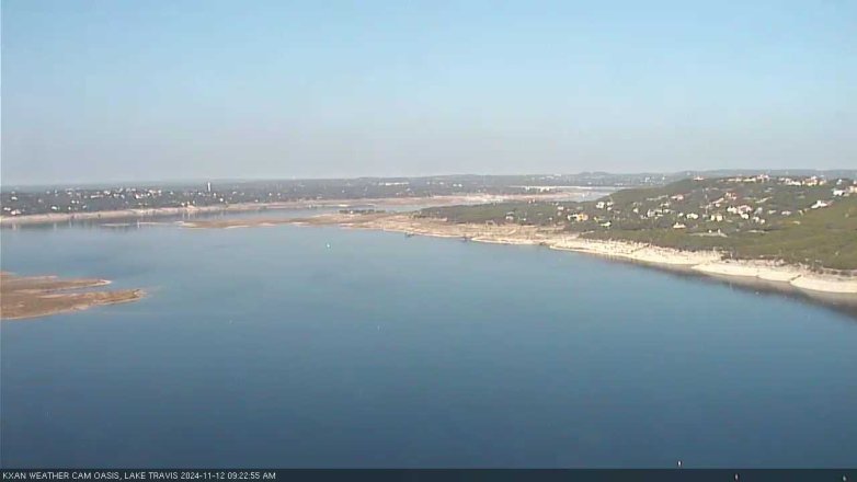 Lake Travis webcam, November 12, 2024 9:25 AM CT