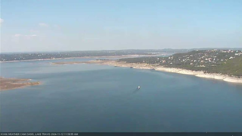 Lake Travis webcam, November 12, 2024 12:00 PM CT