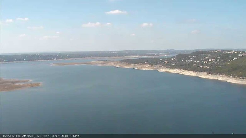 Lake Travis webcam, November 12, 2024 1:00 PM CT