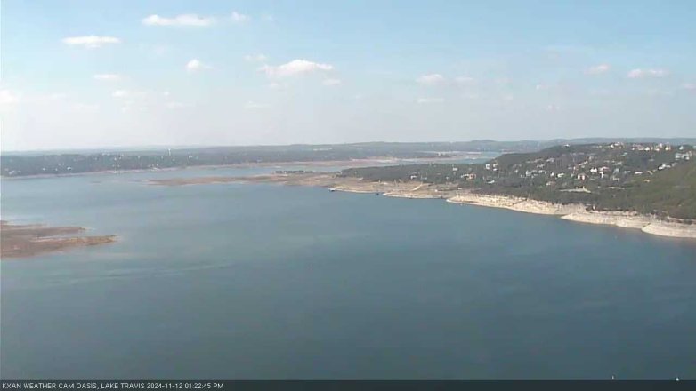 Lake Travis webcam, November 12, 2024 1:25 PM CT