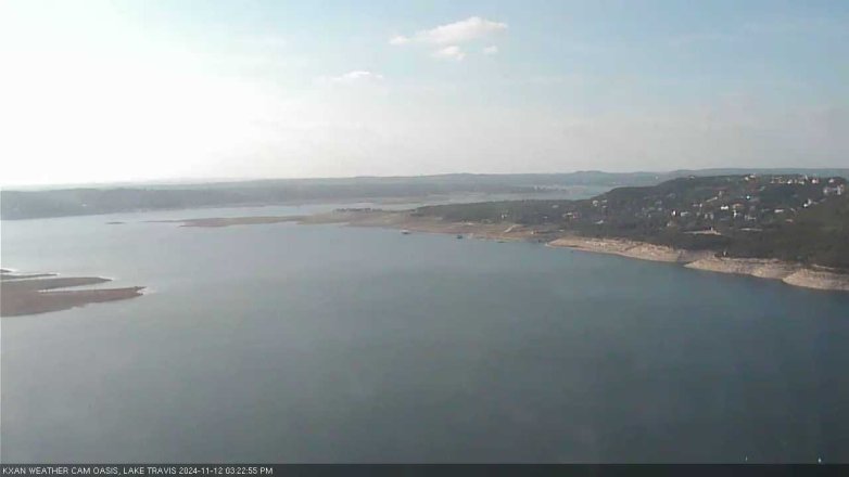 Lake Travis webcam, November 12, 2024 3:25 PM CT