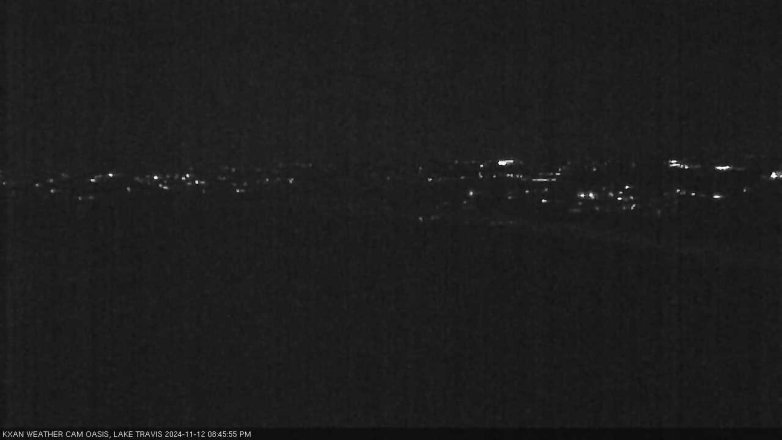 Lake Travis webcam, November 12, 2024 8:45 PM CT