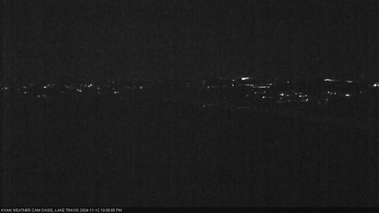 Lake Travis webcam, November 12, 2024 10:00 PM CT