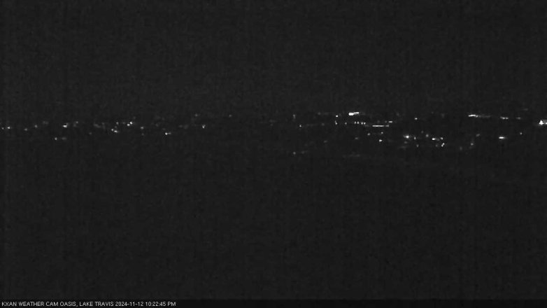 Lake Travis webcam, November 12, 2024 10:25 PM CT