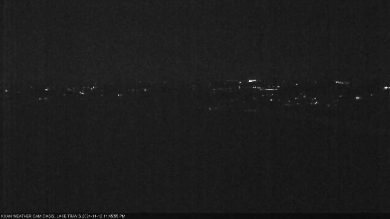 Lake Travis webcam, November 12, 2024 11:45 PM CT