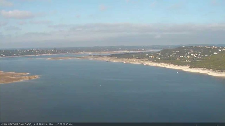 Lake Travis webcam, November 13, 2024 9:25 AM CT