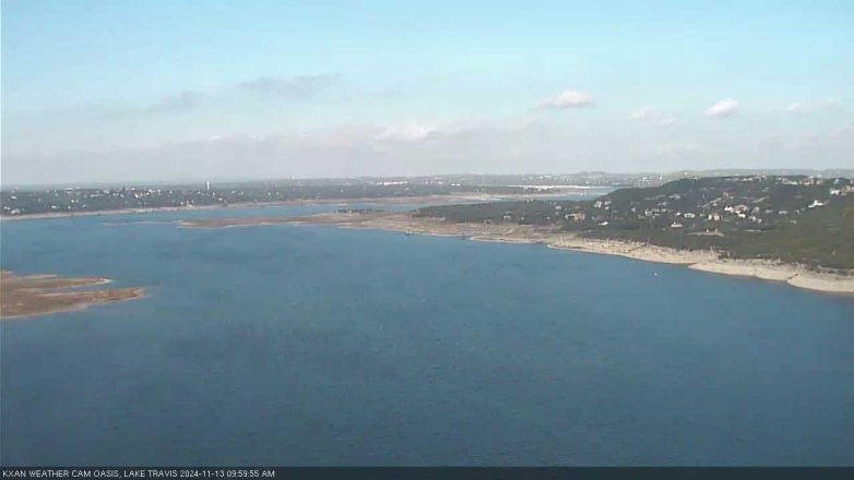 Lake Travis webcam, November 13, 2024 10:00 AM CT