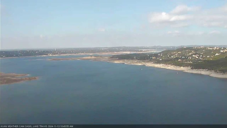 Lake Travis webcam, November 13, 2024 10:45 AM CT