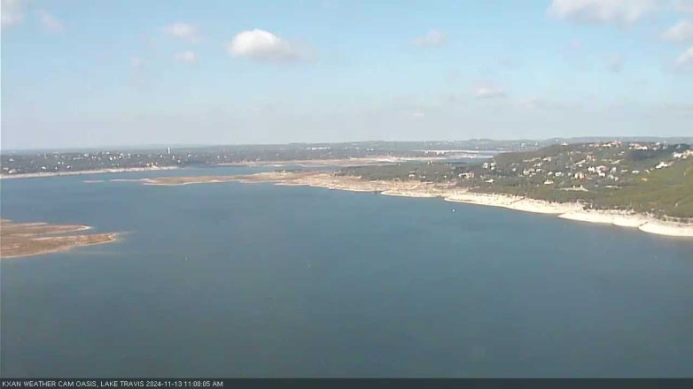 Lake Travis webcam, November 13, 2024 11:00 AM CT