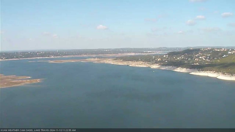 Lake Travis webcam, November 13, 2024 11:25 AM CT