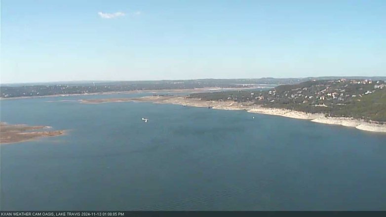 Lake Travis webcam, November 13, 2024 1:00 PM CT
