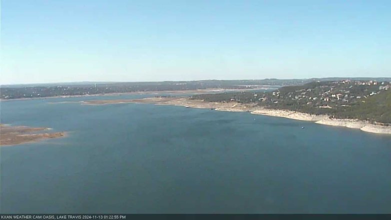 Lake Travis webcam, November 13, 2024 1:25 PM CT