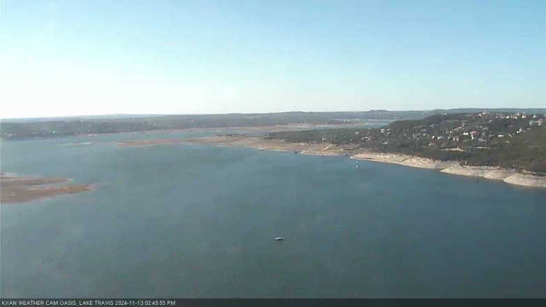 Lake Travis webcam, November 13, 2024 2:45 PM CT