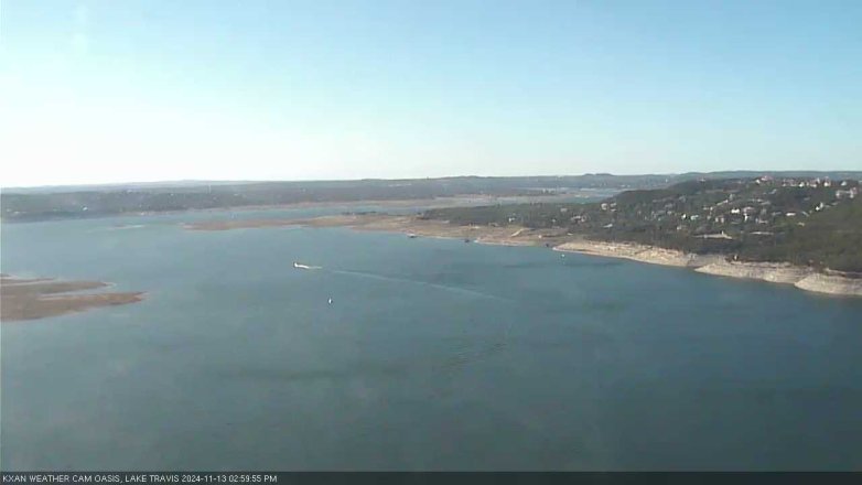 Lake Travis webcam, November 13, 2024 3:00 PM CT