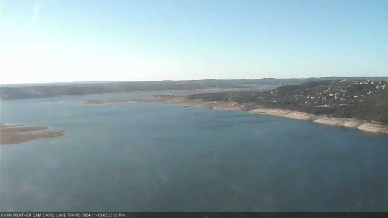 Lake Travis webcam, November 13, 2024 3:25 PM CT